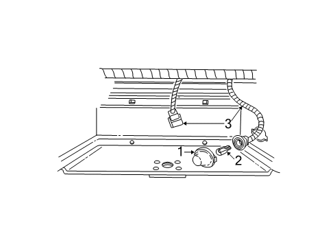 2005 Ford F-350 Super Duty Bulbs Diagram 4 - Thumbnail