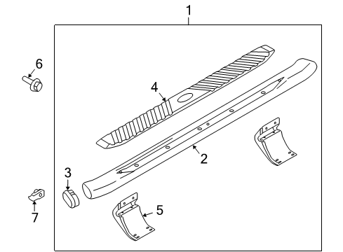 2009 Ford F-150 Running Board Diagram