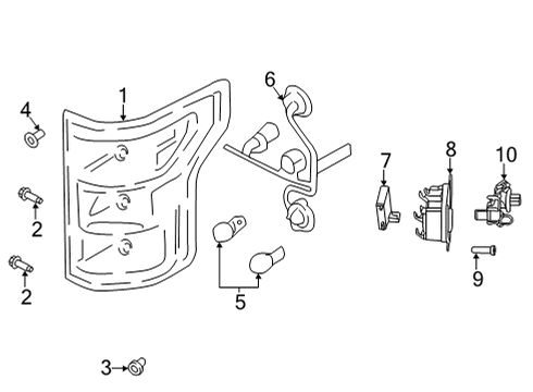 2021 Ford F-150 Lane Departure Warning Diagram