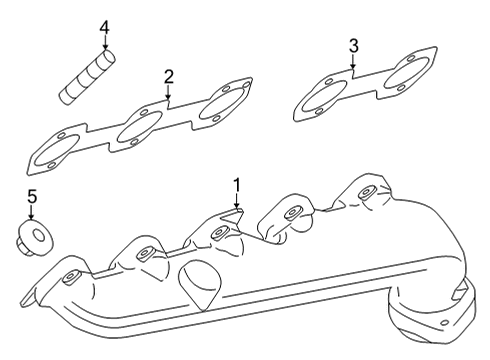 2019 Ford E-350 Super Duty Exhaust Manifold Diagram