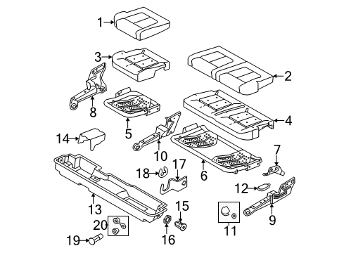 2013 Ford F-250 Super Duty Cylinder Assembly - Lock Diagram for BU5Z-2606082-A