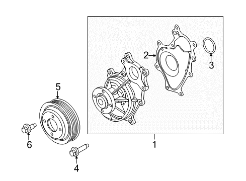 2015 Ford Mustang Water Pump Diagram