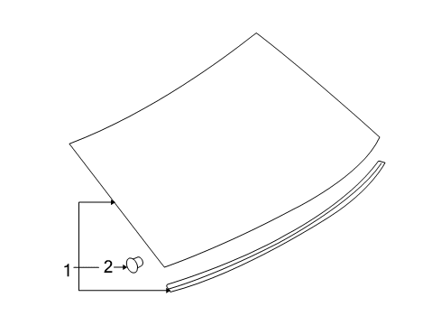 2006 Mercury Milan Back Glass Diagram