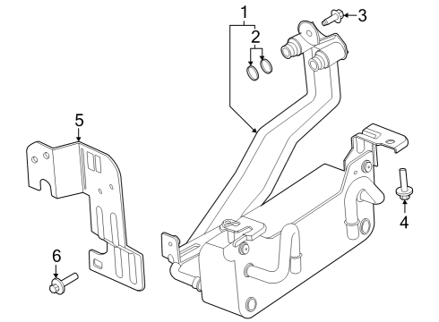 2023 Ford F-350 Super Duty Trans Oil Cooler Diagram