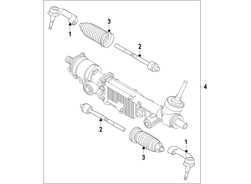 2012 Ford F-150 Steering Column & Wheel, Steering Gear & Linkage Diagram