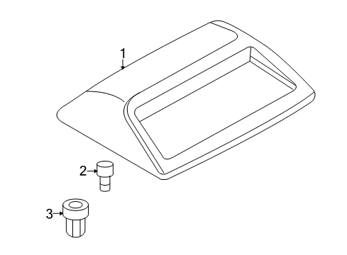 2011 Mercury Milan High Mount Lamps Diagram 1 - Thumbnail