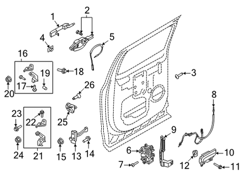 2023 Ford F-150 Rear Door - Electrical Diagram 7 - Thumbnail