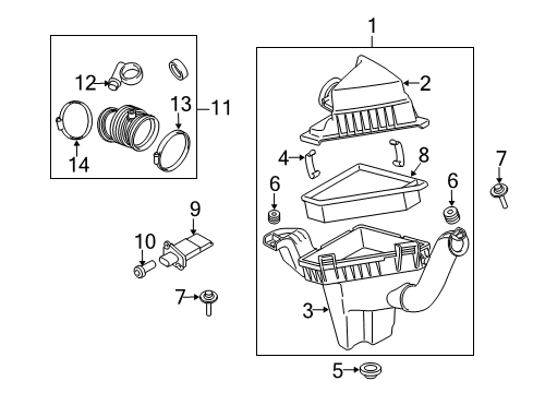 2012 Ford Transit Connect Air Intake Diagram