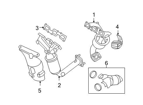 2009 Ford Fusion Exhaust Manifold Diagram