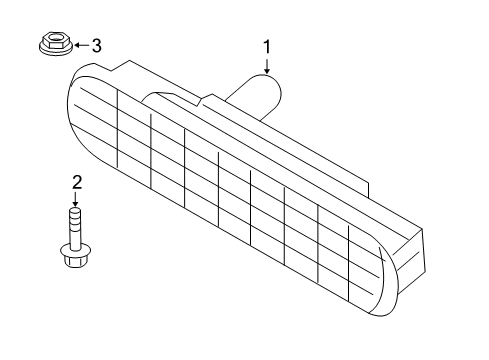 2013 Ford Flex High Mount Lamps Diagram