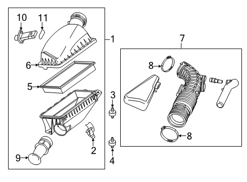 2009 Ford Crown Victoria Filters Diagram 1 - Thumbnail