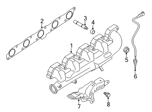 2019 Ford Transit-250 Exhaust Manifold Diagram