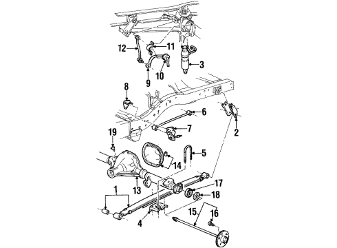 1999 Mercury Mountaineer Valve Assembly - Modulator Diagram for F87Z-2B373-AE