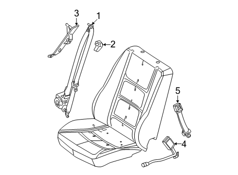 2010 Mercury Milan Seat Belt Diagram