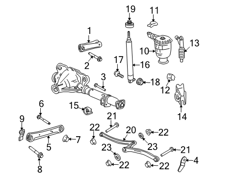 2004 Mercury Marauder Nut - Adjusting Diagram for -W520214-S436