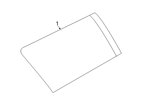 2019 Lincoln Navigator Side Window Assembly Diagram for JL7Z-7829700-B