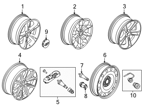 2014 Ford Explorer Wheels Diagram