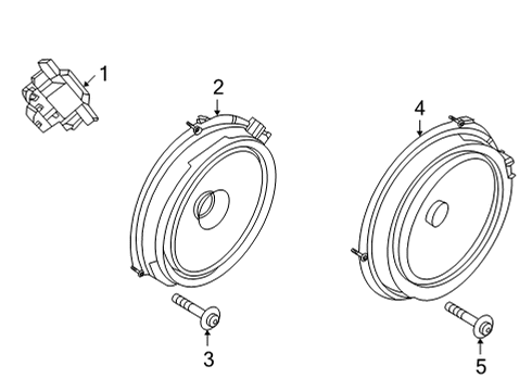 2021 Ford Mustang Mach-E Sound System Diagram