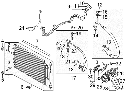 2015 Ford Edge Air Conditioner Diagram 1 - Thumbnail