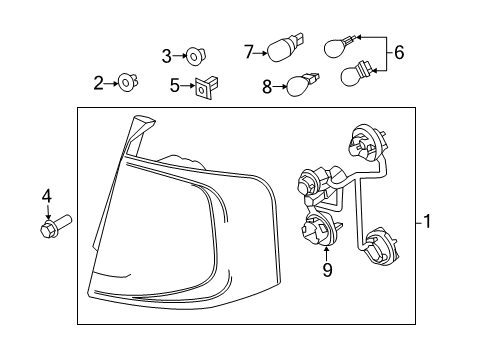 2012 Ford Edge Bulbs Diagram