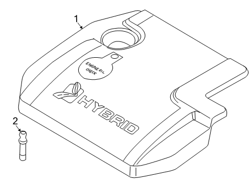 2010 Mercury Milan Engine Appearance Cover Diagram