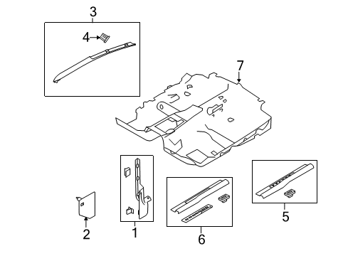 2010 Ford Mustang Cover - Cowl Top Panel Diagram for AR3Z-63023A98-AA