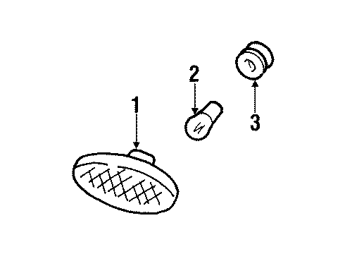 1999 Mercury Cougar Bulbs Diagram