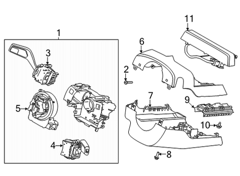 2021 Ford Mustang Mach-E Switches Diagram