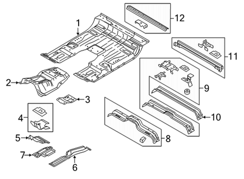 2021 Ford F-150 Floor Diagram