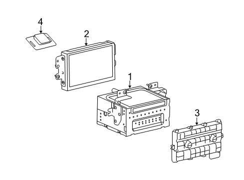 2013 Ford Flex Navigation System Components Diagram