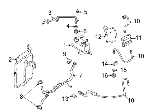 2017 Ford Fusion Tube Assembly Diagram for HD9Z-7R081-B