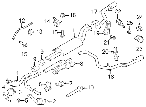 2021 Ford F-150 GASKET Diagram for ML3Z-5C226-A