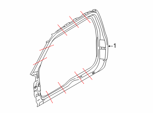 2018 Ford F-150 Aperture Panel Diagram