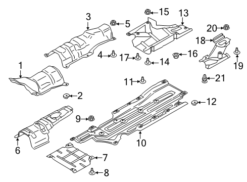 2020 Lincoln MKZ Front Floor Diagram