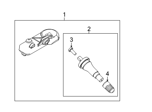 2013 Lincoln MKZ Tire Pressure Monitoring Diagram