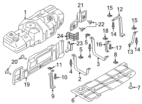 2022 Ford F-250 Super Duty Fuel Supply Diagram