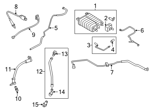 2018 Lincoln Continental Emission Components Diagram