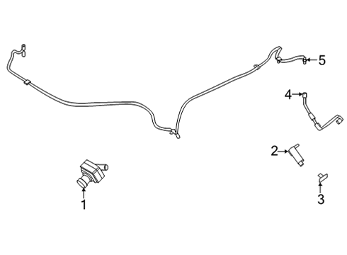 2022 Ford F-150 CAP AND JET ASY - WIPER ARM Diagram for ML3Z-17C526-B