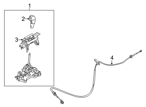 2012 Ford Fusion Shifter Housing Diagram