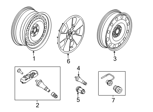 2019 Ford Explorer Wheels Diagram