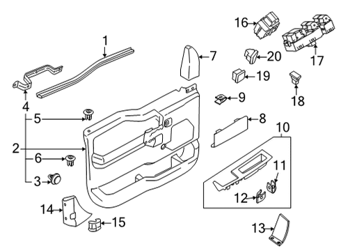 2023 Ford F-150 Power Seats Diagram 2 - Thumbnail