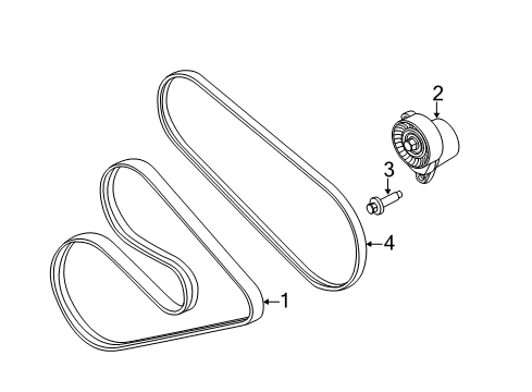 2012 Ford F-150 Belts & Pulleys Diagram