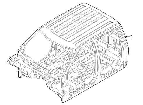 2022 Ford F-150 Lightning Cab Assembly Diagram