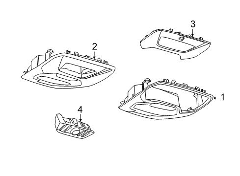 2014 Ford Escape Overhead Console Diagram