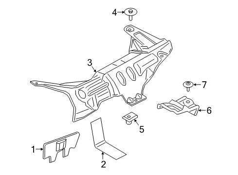 2018 Ford F-150 Heat Shields Diagram