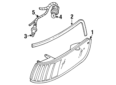 2002 Mercury Grand Marquis Bulbs Diagram