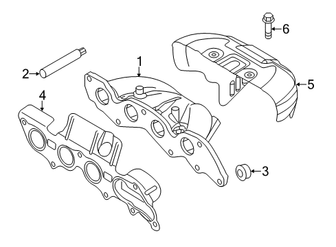 2012 Ford Transit Connect Exhaust Manifold Diagram