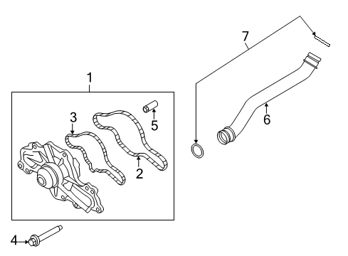 2012 Ford Explorer Water Pump Diagram