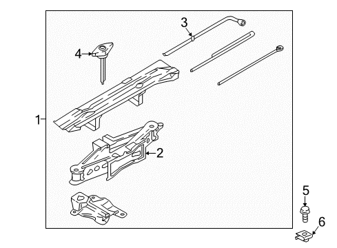 2018 Lincoln Navigator Jack & Components Diagram