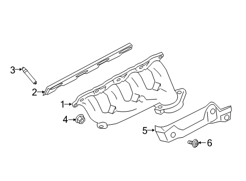 2020 Ford F-350 Super Duty Exhaust Manifold Diagram